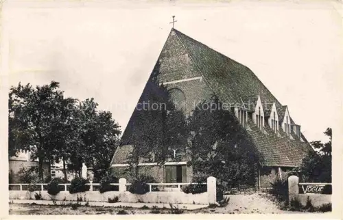 AK / Ansichtskarte Fort-Mahon-Plage Abbeville 80 Somme La pittoresque Eglise