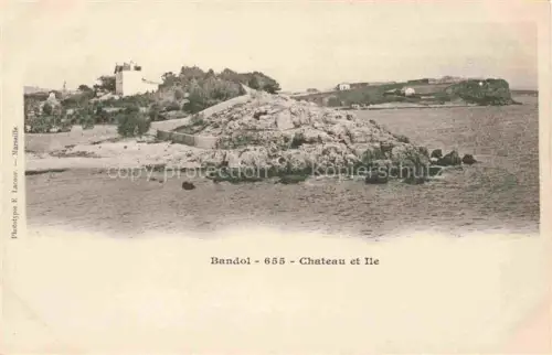 AK / Ansichtskarte BANDOL-SUR-MER TOULON 83 Var Chateau et Ile 