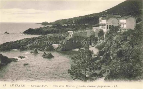 AK / Ansichtskarte Le Trayas  Saint-Raphael Draguignan 83 Var Corniche d'Or Hotel la Reserve J. Coste 