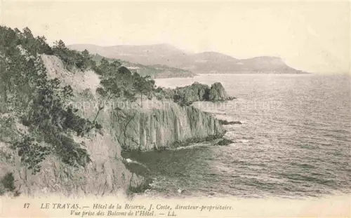 AK / Ansichtskarte Le Trayas  Saint-Raphael Draguignan 83 Var Hotel de la Reserve J. Coste vue prise des Balcons 