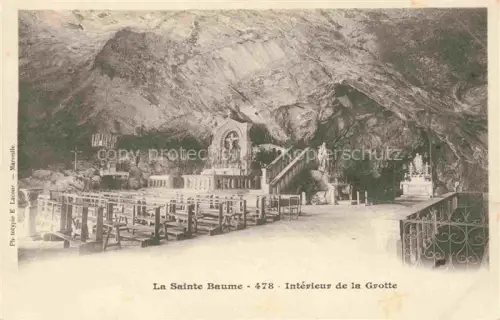 AK / Ansichtskarte Sainte Baume Saint-Maximin-la-Sainte-Baume Brignoles 83 Var Interieur de la Grotte 