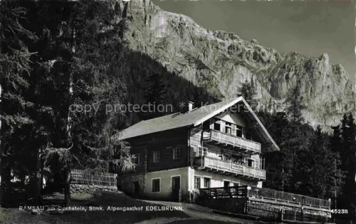 AK / Ansichtskarte RAMSAU  Dachstein Steiermark AT Alpengasthof Edelbrunn 