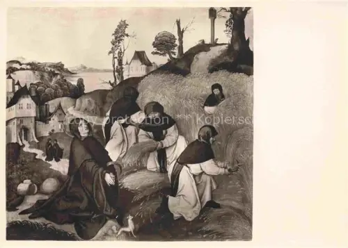 AK / Ansichtskarte BREU Joerg Kuenstlerkarte Hl. Bernhard Zwettl 