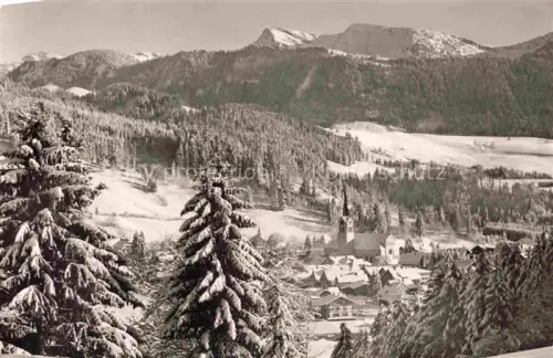 AK / Ansichtskarte Oberstaufen Oberallgaeu Bayern Rindalphorn Wintersport Schrothkurort 