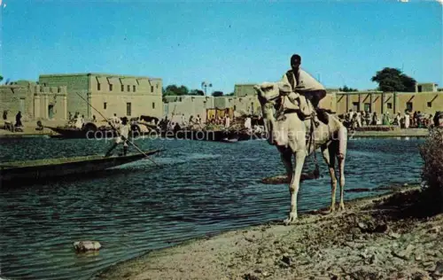AK / Ansichtskarte Tombouctou Bamako Mali Port Timbuktu Kamele Camel 