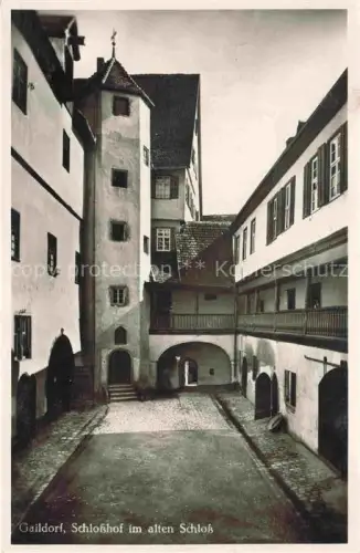 AK / Ansichtskarte Gaildorf Schwaebisch-Hall BW Schlosshof im alten Schloss