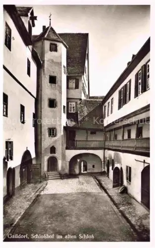 AK / Ansichtskarte Gaildorf Schwaebisch-Hall BW Schlosshof im alten Schloss