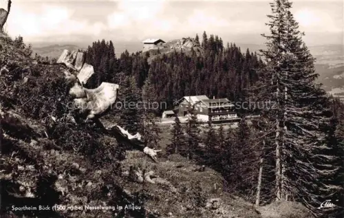 AK / Ansichtskarte Boeck (Sportheim) Nesselwang Allgaeu Bayern 