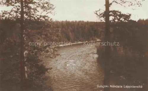 AK / Ansichtskarte Oulujoki Suomi Leppiniemeltae 