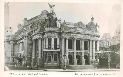 AK / Ansichtskarte RIO DE JANEIRO Brazil Theatre  Municipal 