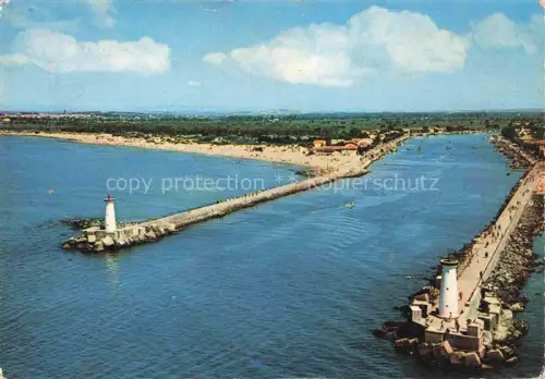 AK / Ansichtskarte La Tamarissiere AGDE Beziers 34 Herault Vue aerienne