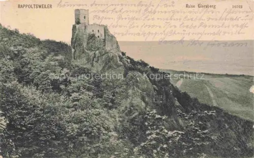 AK / Ansichtskarte Rappoltsweiler Elsass Ribeauville 68 Haut-Rhin Ruine Giersberg 