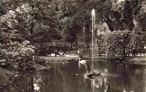 AK / Ansichtskarte OFFENBURG BW Zwinger Schwanenteich 