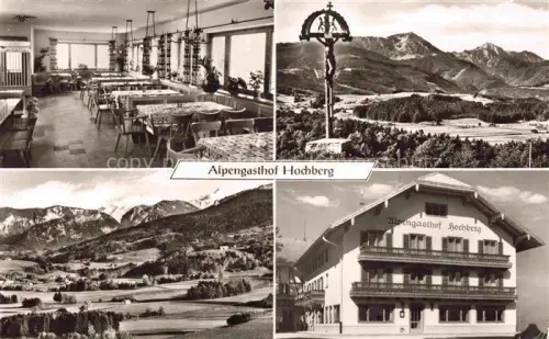 AK / Ansichtskarte Hoechberg Alpengasthof b. Traunstein Chiemgaues 