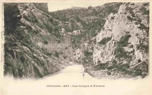AK / Ansichtskarte Ollioules TOULON 83 Var Les Gorges Evenos 
