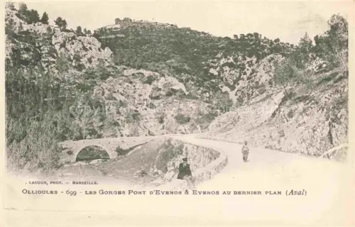 AK / Ansichtskarte Ollioules TOULON 83 Var Les Gorges Pont d'Evenos Aval