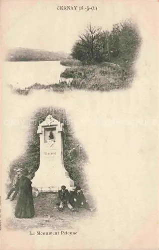 AK / Ansichtskarte Cernay-la-Ville Rambouillet 78 Yvelines Le Monument Pelouse 