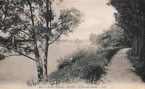 AK / Ansichtskarte MANTES-SUR-SEINE Mantes-la-Jolie 78 Yvelines L'Ile aux Dames 