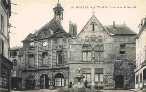 AK / Ansichtskarte Mantes-la-Ville Mantes-la-Ville 78 Yvelines L'Hotel de Ville le Tribunal 