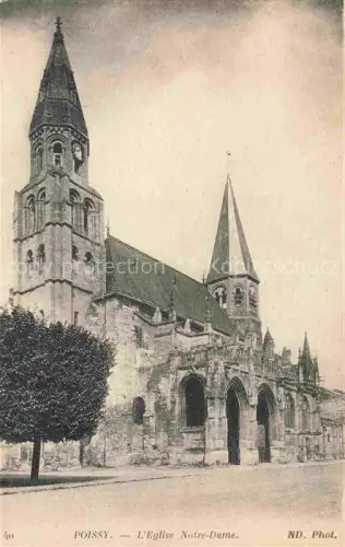AK / Ansichtskarte Poissy Saint-Germain-en-Laye 78 Yvelines L'Eglise Notre Dame 
