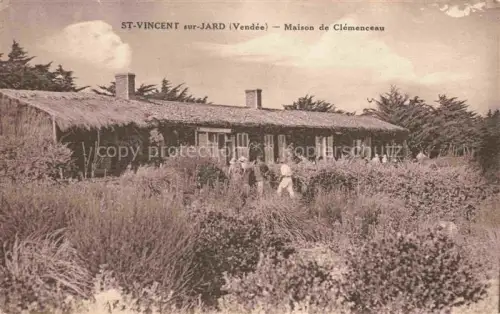 AK / Ansichtskarte St-Vincent-sur-Jard Les Sables-d Olonne 85 Vendee Maison de Clemenceau