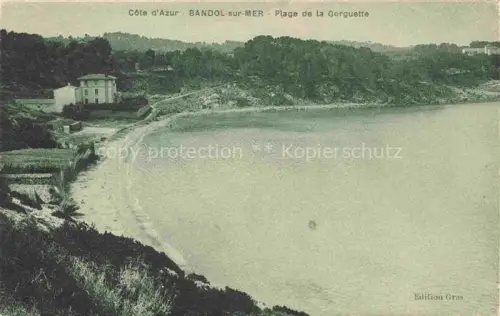 AK / Ansichtskarte BANDOL-SUR-MER TOULON 83 Var Plage de la Gorguette Vue aerienne