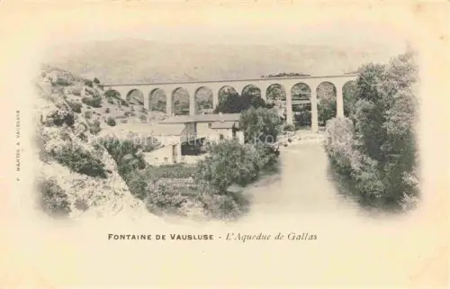 AK / Ansichtskarte Fontaine-de-Vaucluse Avignon 84 Vaucluse Aqueduc de Gallas