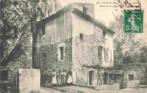 AK / Ansichtskarte Fontaine-de-Vaucluse Avignon 84 Vaucluse Maison et Jardin de Petrarque