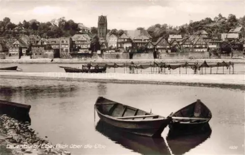 AK / Ansichtskarte Lauenburg Elbe Schleswig-Holstein Blick ueber die Elbe
