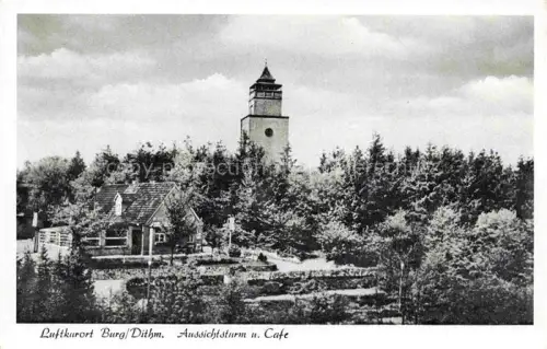 AK / Ansichtskarte Burg  Dithmarschen Dithmarschen Aussichtsturm Cafe