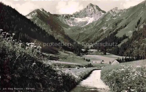 AK / Ansichtskarte Namlos Ausserfern Tirol AT Namloser Wetterspitze und Dreienkoepfe