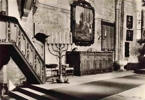 AK / Ansichtskarte Moelln  Lauenburg St Nicolaikirche Chorraum mit 7armigem Leuchter 1436