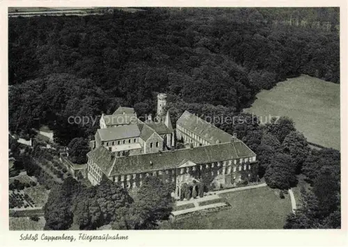 AK / Ansichtskarte Cappenberg Kappenberg Selm NRW Schloss Cappenberg Fliegeraufnahme
