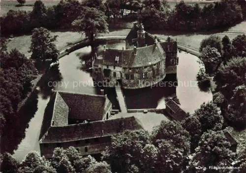 AK / Ansichtskarte Luedinghausen Coesfeld NRW Burg Vischering Fliegeraufnahme