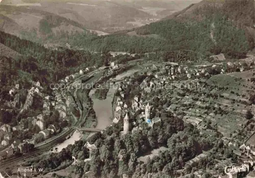 AK / Ansichtskarte Altena Lenne Fliegeraufnahme