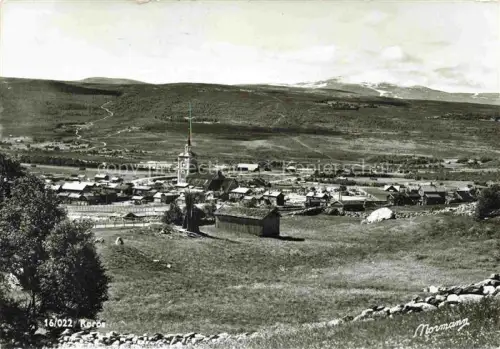 AK / Ansichtskarte Roros Sor-Trondelag Norge Panorama Kirche