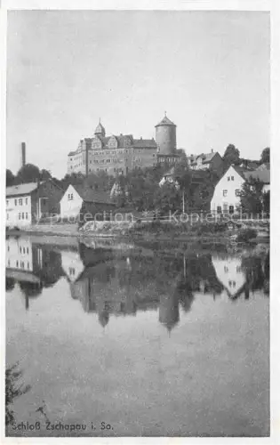AK / Ansichtskarte Zschopautal Erzgebirgskreis Sachsen Schloss