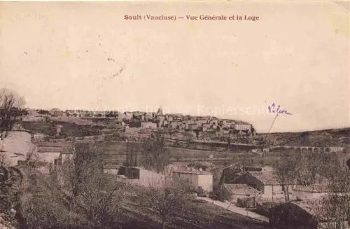 AK / Ansichtskarte Sault de Vaucluse Pernes-les-Fontaines Carpentras 84 Vaucluse Vue generale et la Loge 