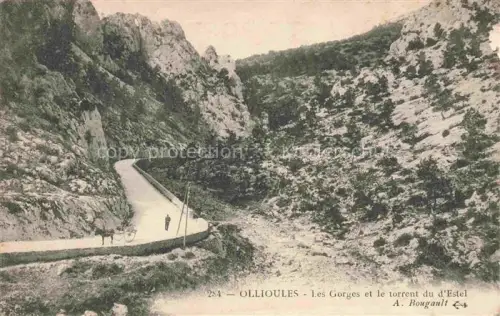 AK / Ansichtskarte Ollioules TOULON 83 Var Les Gorges et le torrent du Estel
