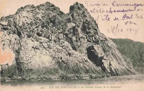 AK / Ansichtskarte Ile-de-Port-Cros HYERES TOULON 83 Var La Grande Falaise de la Gabiniere