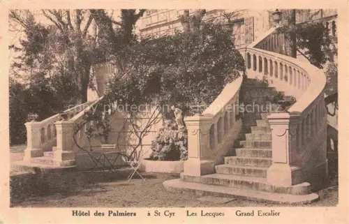 AK / Ansichtskarte Les Lecques Saint-Cyr-sur-Mer TOULON 83 Var Grand Escalier