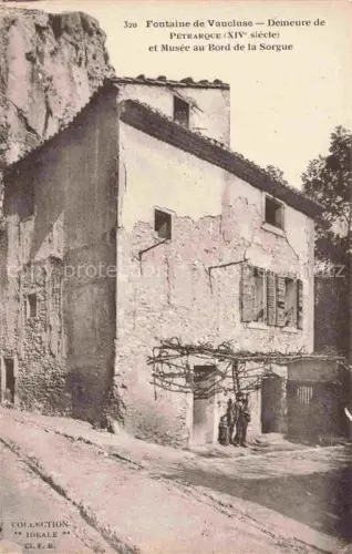 AK / Ansichtskarte Fontaine-de-Vaucluse Avignon 84 Vaucluse Demeure de Petrarque et Musee au Bord de la Sorgue