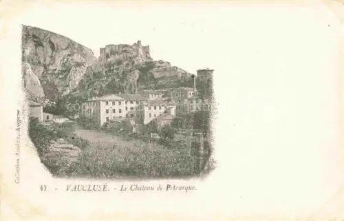 AK / Ansichtskarte Vaucluse (Region) AVIGNON 84 Vaucluse Le Chateau de Petrarque