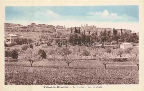 AK / Ansichtskarte Vaison-la-Romaine Carpentras 84 Vaucluse Le Crestet Vue generale