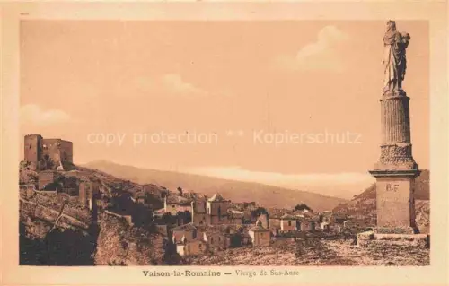 AK / Ansichtskarte Vaison-la-Romaine Carpentras 84 Vaucluse Vierge de Sus Auze