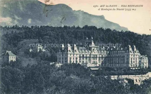 AK / Ansichtskarte AIX-LES-BAINS Chambery 73 Savoie Hotel Bernascon et Montagne du Nivolet