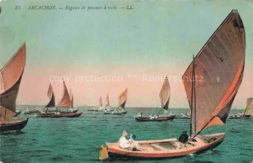 AK / Ansichtskarte ARCACHON 33 Gironde Regates de pinasses a voile