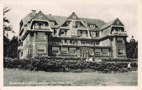 AK / Ansichtskarte Ilmenau  Thueringen Berghof Gabelbach