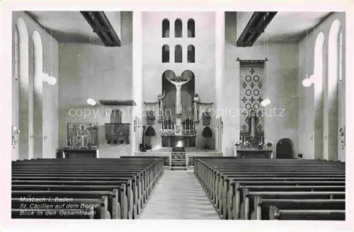 AK / Ansichtskarte Mosbach Baden Neckar-Odenwald-Kreis BW St Caecilien auf dem Berge Inneres