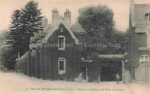 AK / Ansichtskarte Vaux de Cernay Les Rambouillet 78 Yvelines Entree de l'Abbaye des Vaux de Cernay